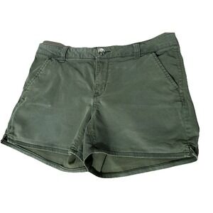 SO Goods For Life Chino Womens Shorts Size 11 Olive Green